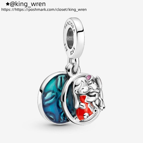 Pandora Disney Lilo & Stitch Family Dangle Charm - Picture 1 of 6